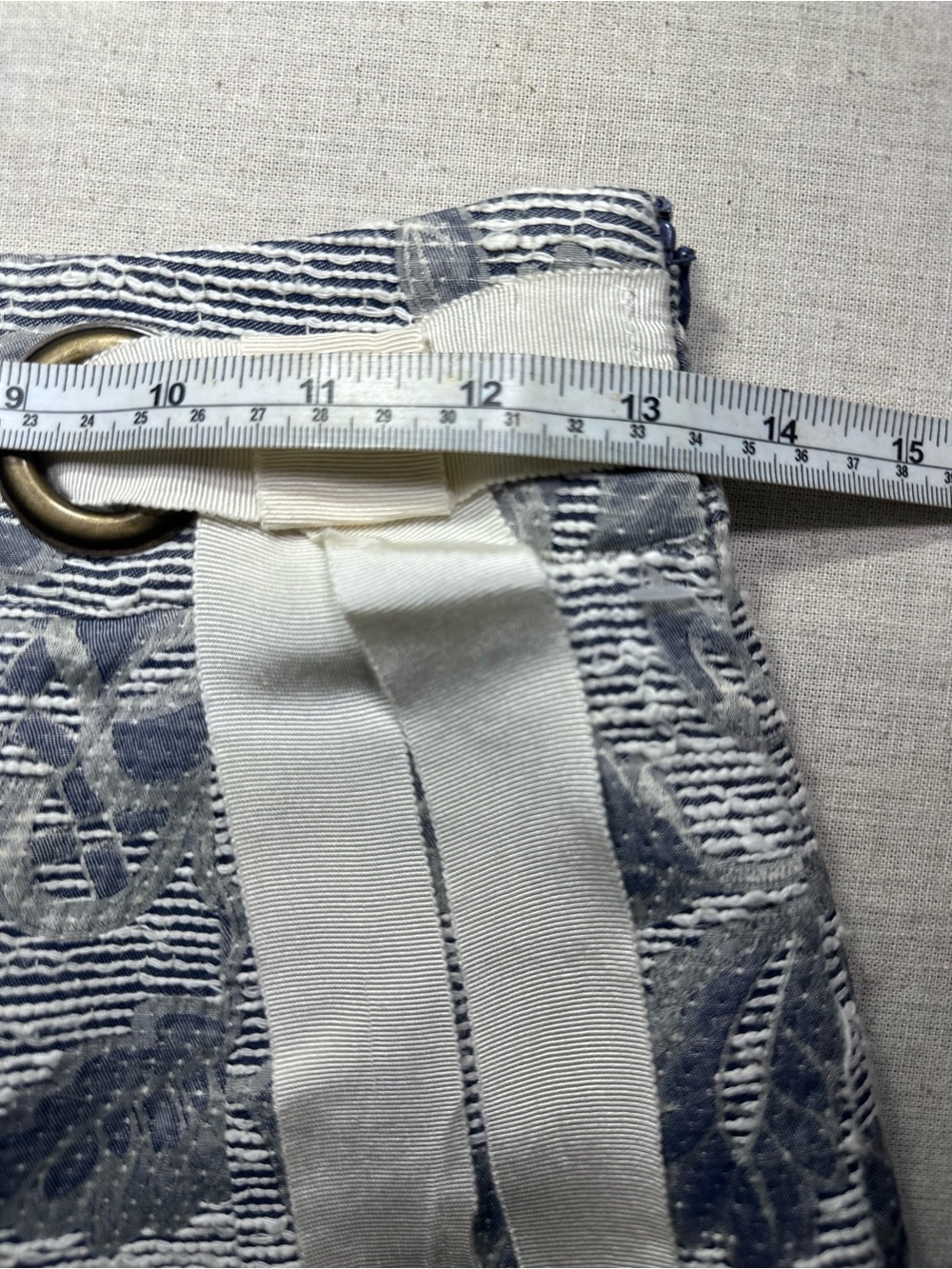 Maeve Anthropologie Floral Embroidered Light Gray/blue A-Line Skirt women’s 00P - Picture 4 of 7